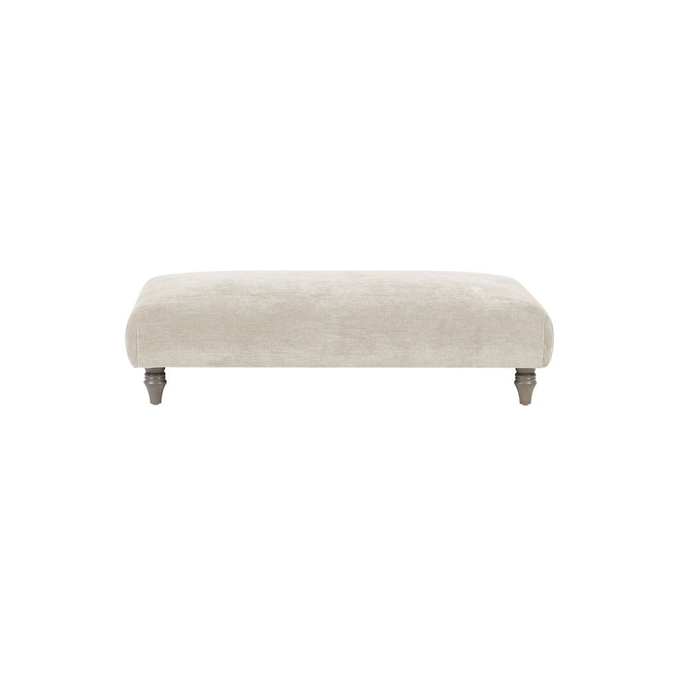 Ashby Footstool in Cream fabric Thumbnail 2