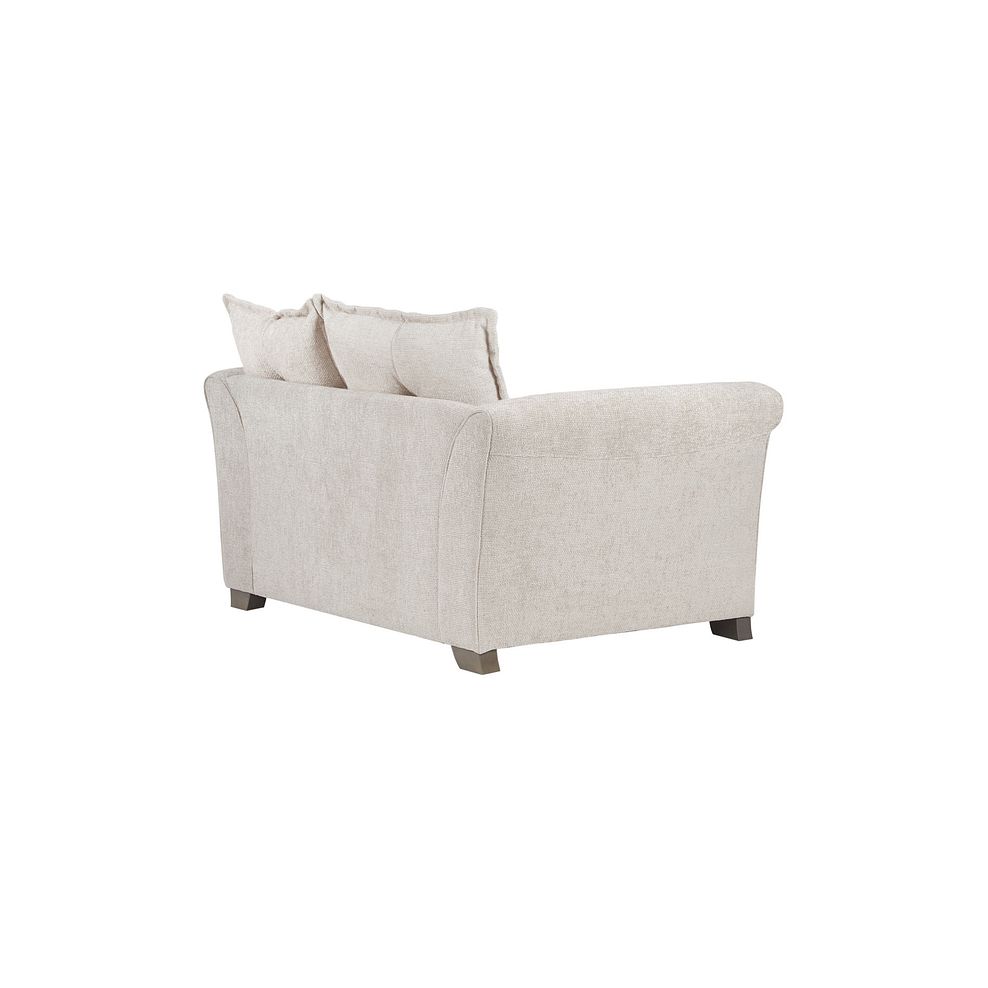 Ashby Pillow Back Loveseat in Cream fabric Thumbnail 5
