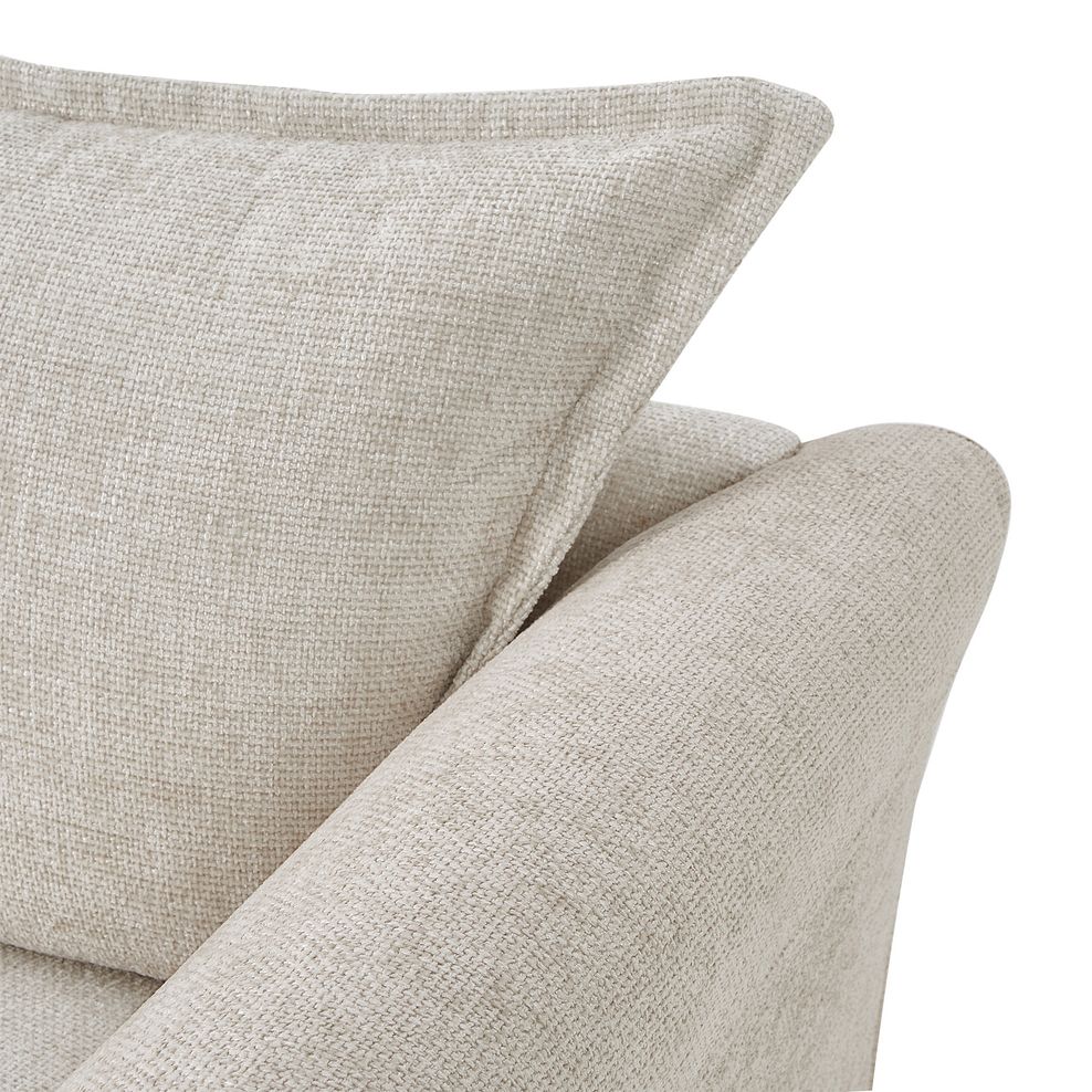 Ashby Pillow Back Loveseat in Cream fabric 9