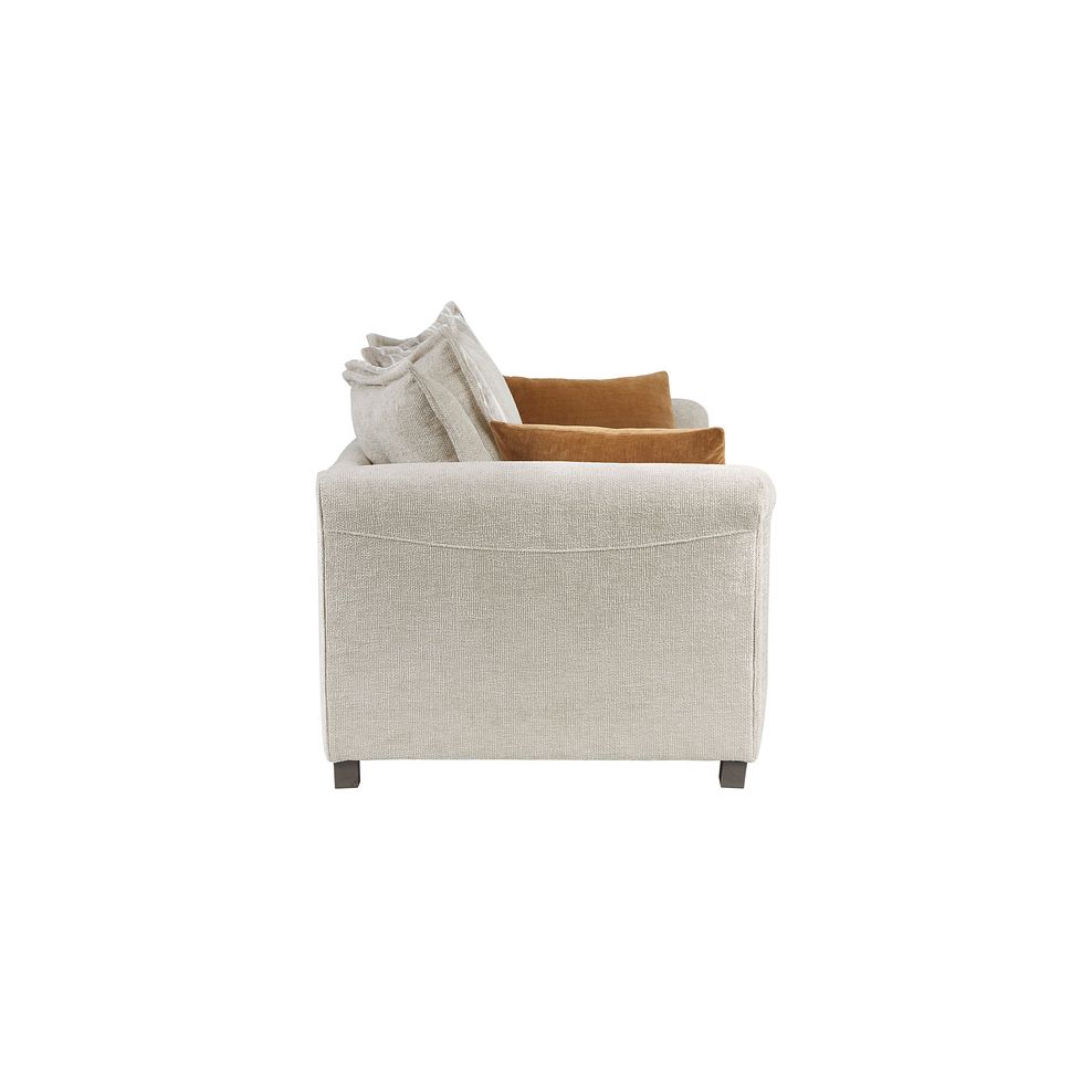 Ashby Pillow Back Loveseat in Cream fabric 6