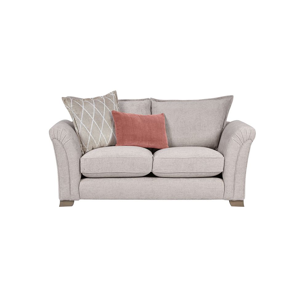 Ashby 2 Seater High Back Sofa in Ivory fabric Thumbnail 2