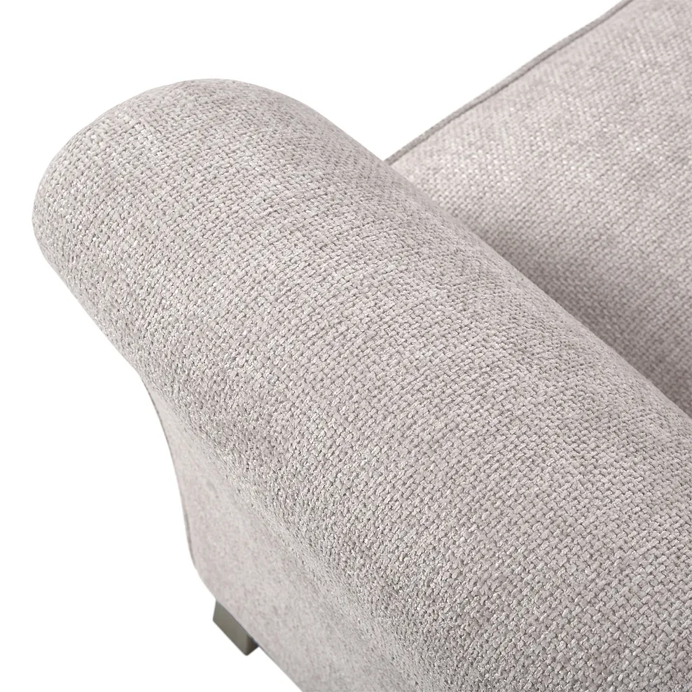 Ashby 3 Seater High Back Sofa in Ivory fabric 6