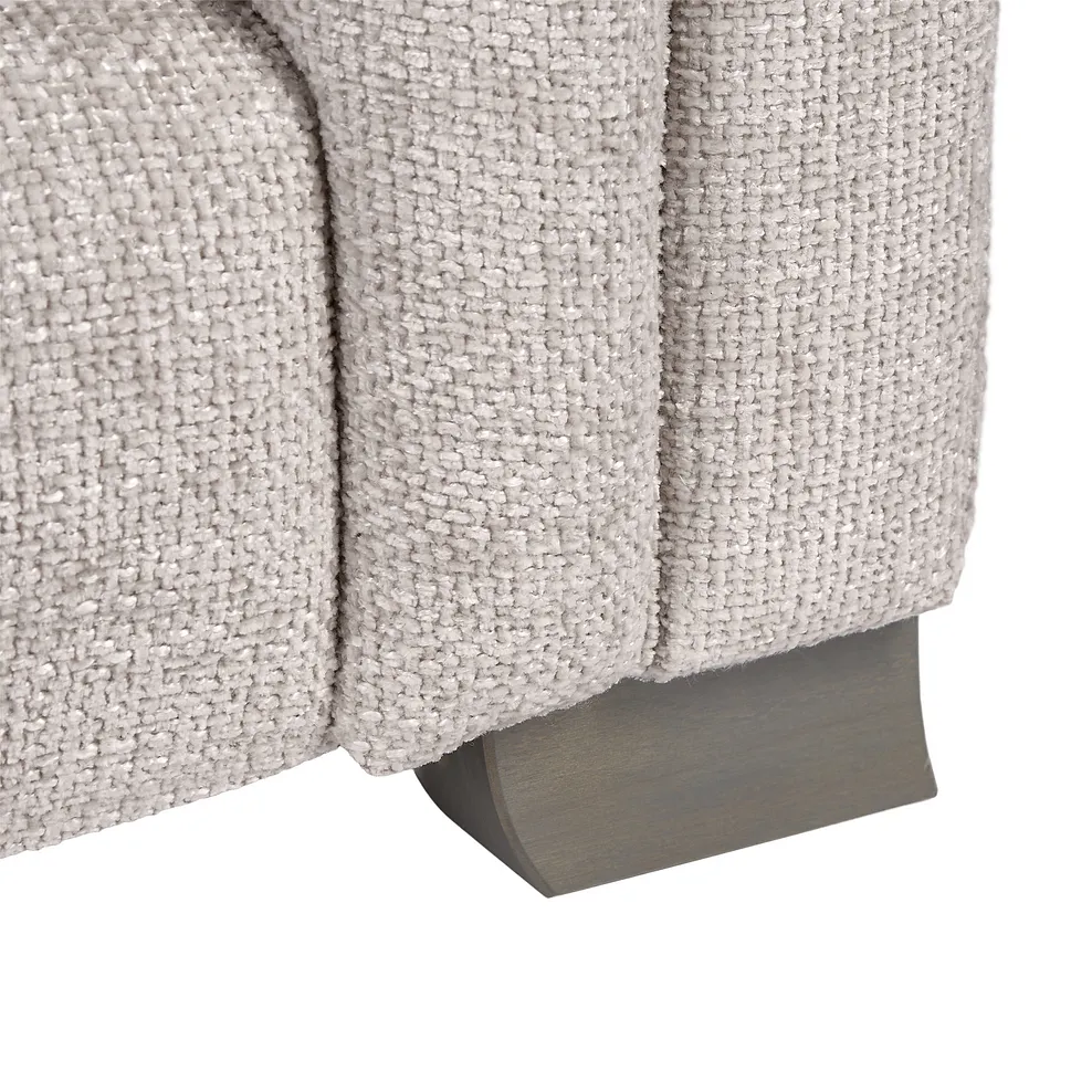 Ashby 3 Seater High Back Sofa in Ivory fabric 5