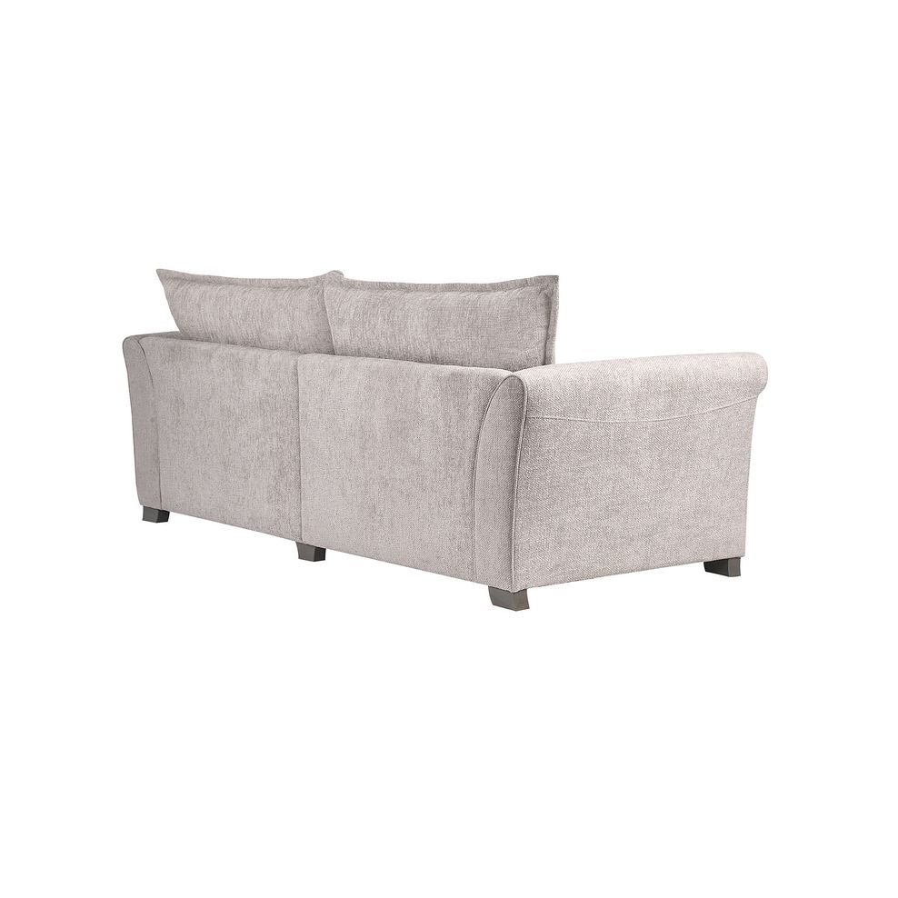 Ashby 4 Seater High Back Sofa in Ivory fabric 3