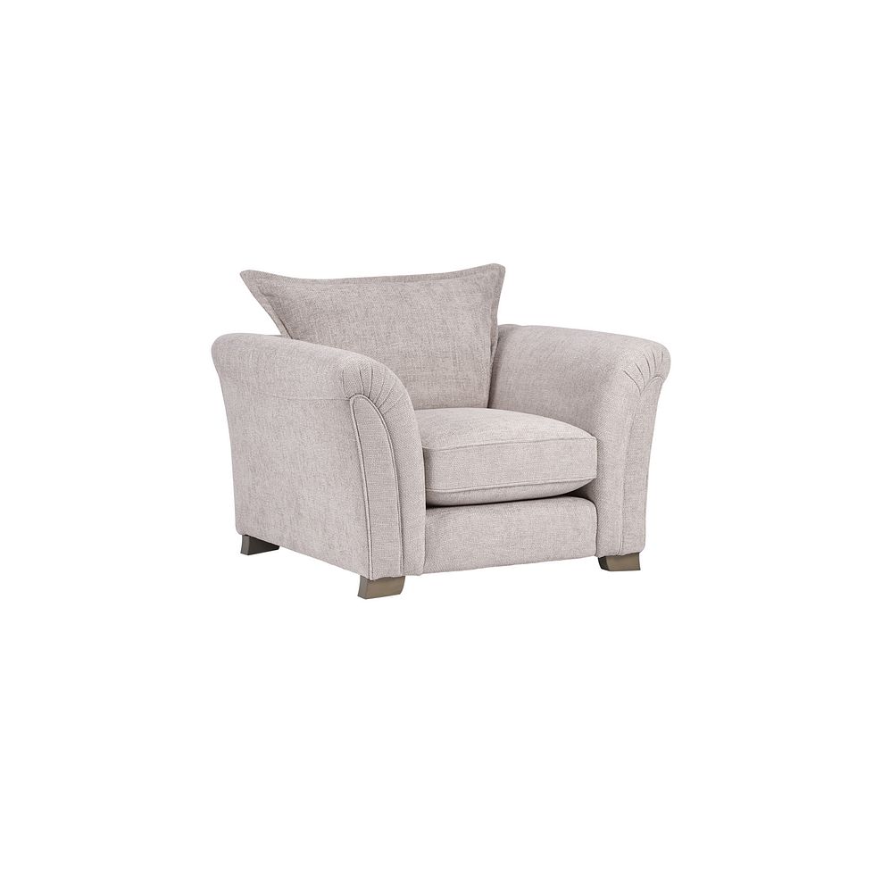 Ashby Armchair in Ivory fabric 1