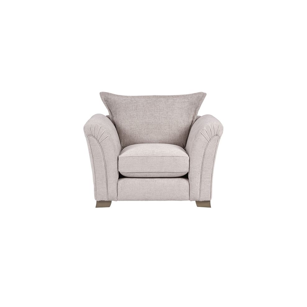Ashby Armchair in Ivory fabric 2