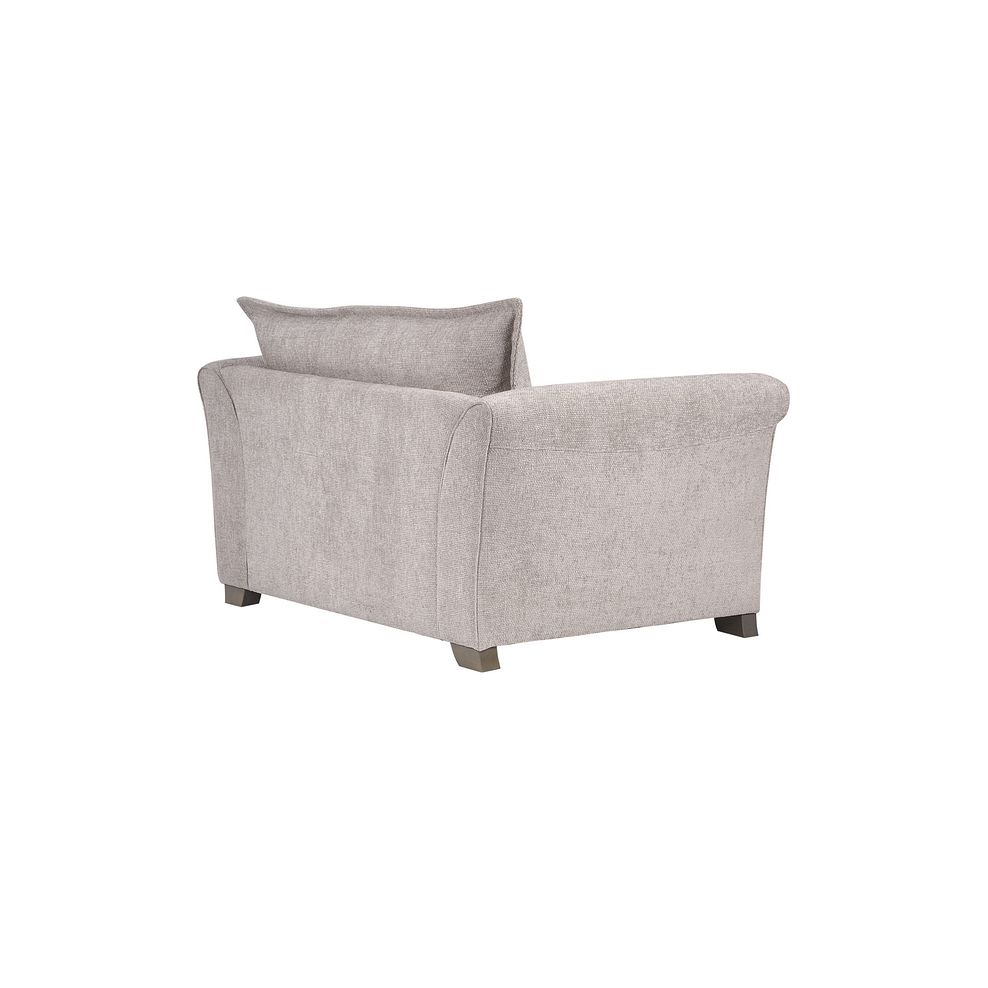 Ashby High Back Loveseat in Ivory fabric 3