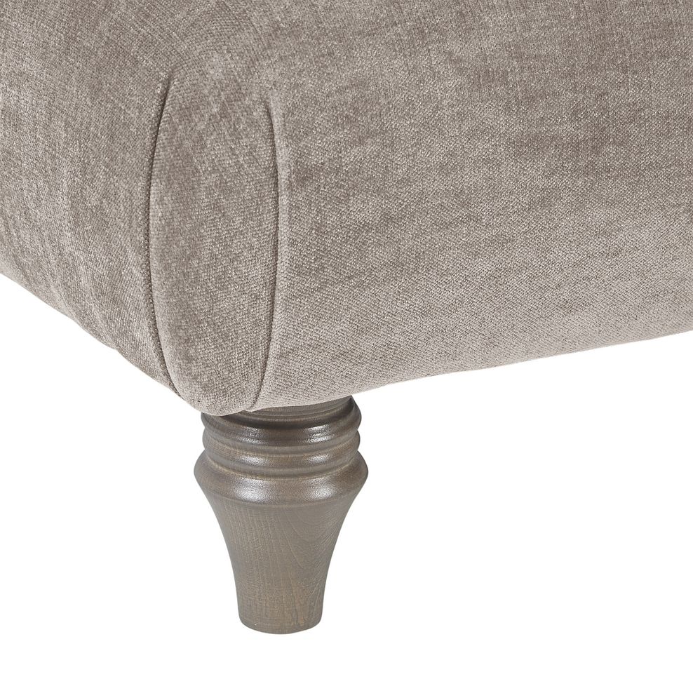 Ashby Footstool in Linen fabric Thumbnail 4