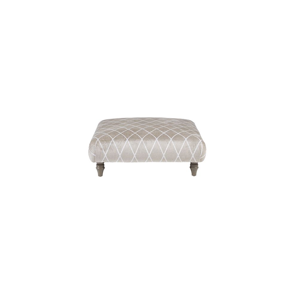 Ashby Footstool in Natural Fabric 5