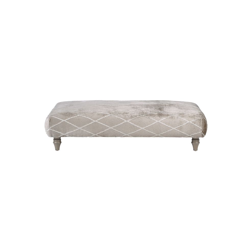 Ashby Footstool in Natural Fabric 4