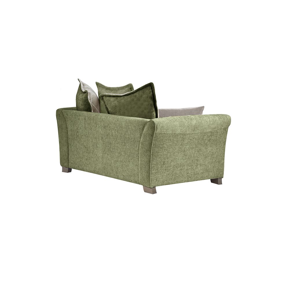 Ashby 2 Seater Pillow Back Sofa in Olive fabric 3