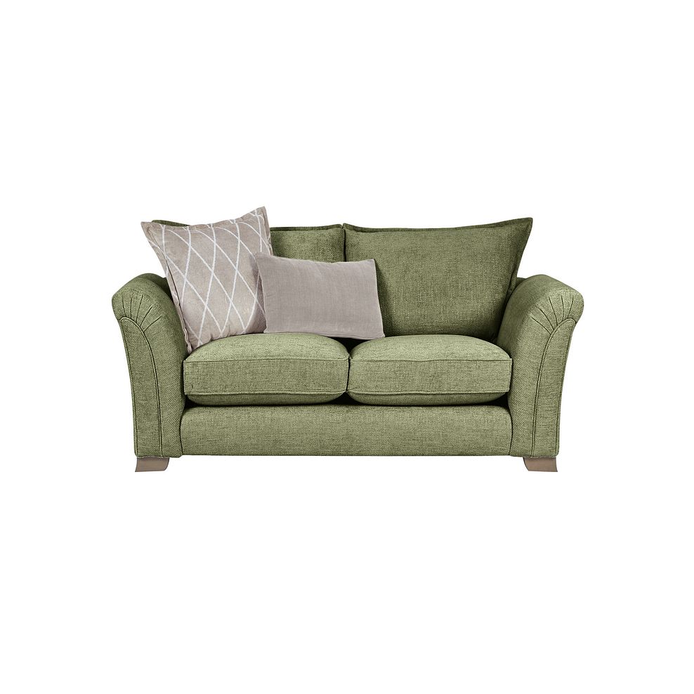 Ashby 2 Seater High Back Sofa in Olive fabric 2