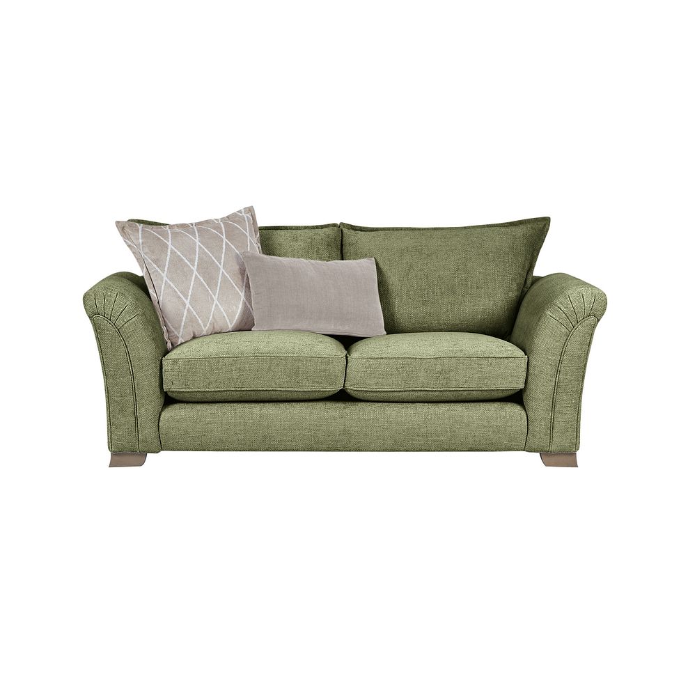 Ashby 3 Seater High Back Sofa in Olive fabric 2