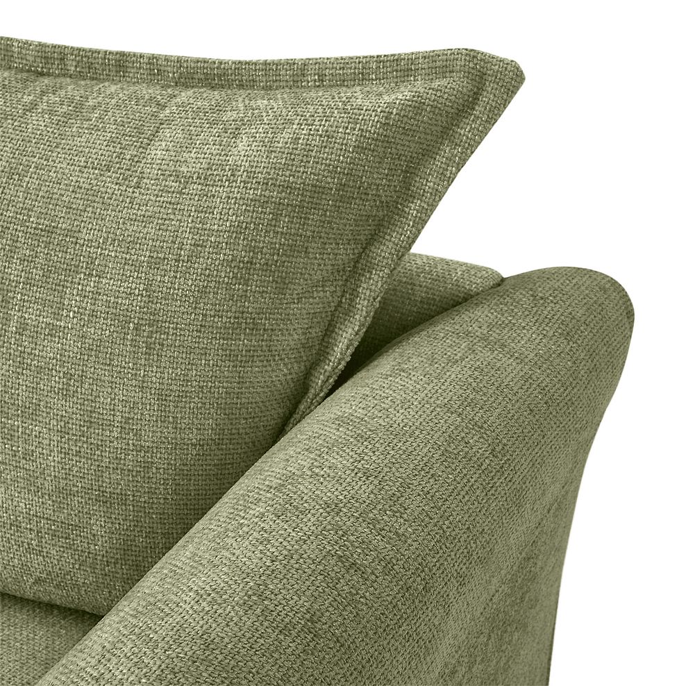Ashby 4 Seater High Back Sofa in Olive fabric 7