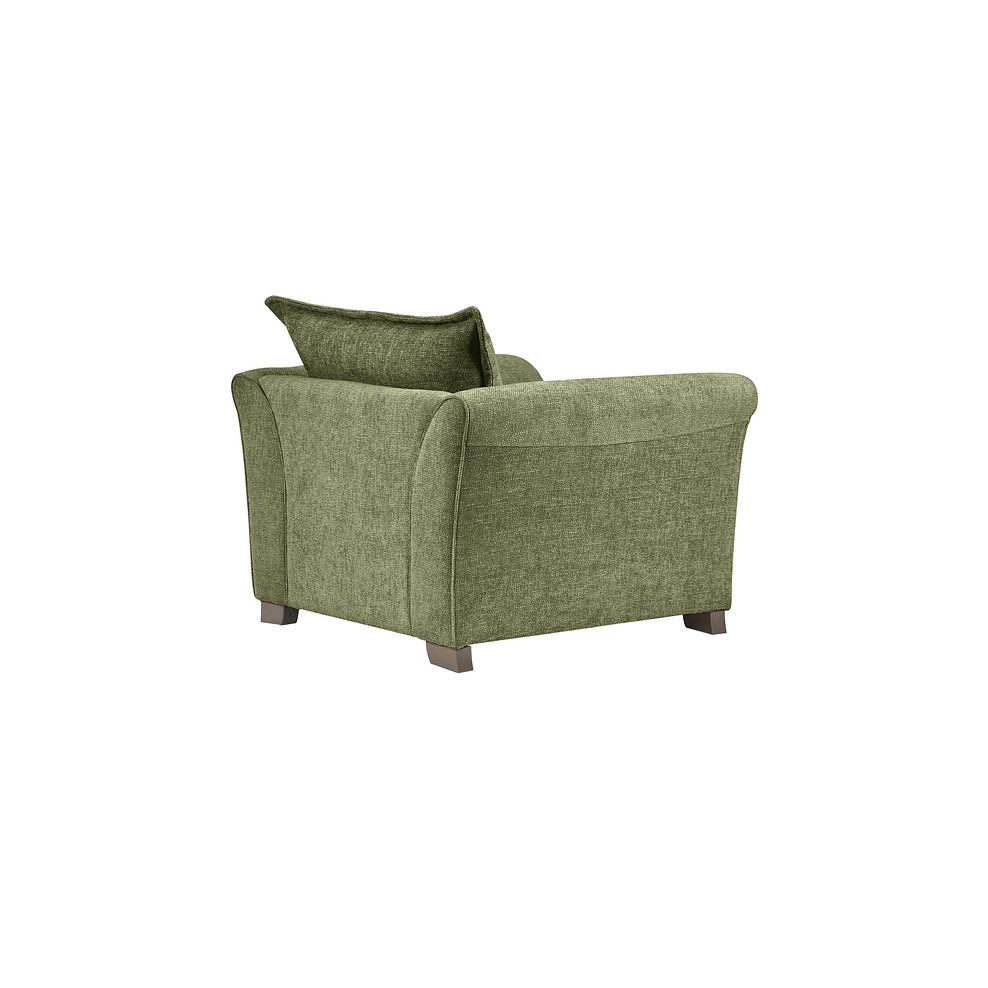 Ashby Armchair in Olive fabric 3
