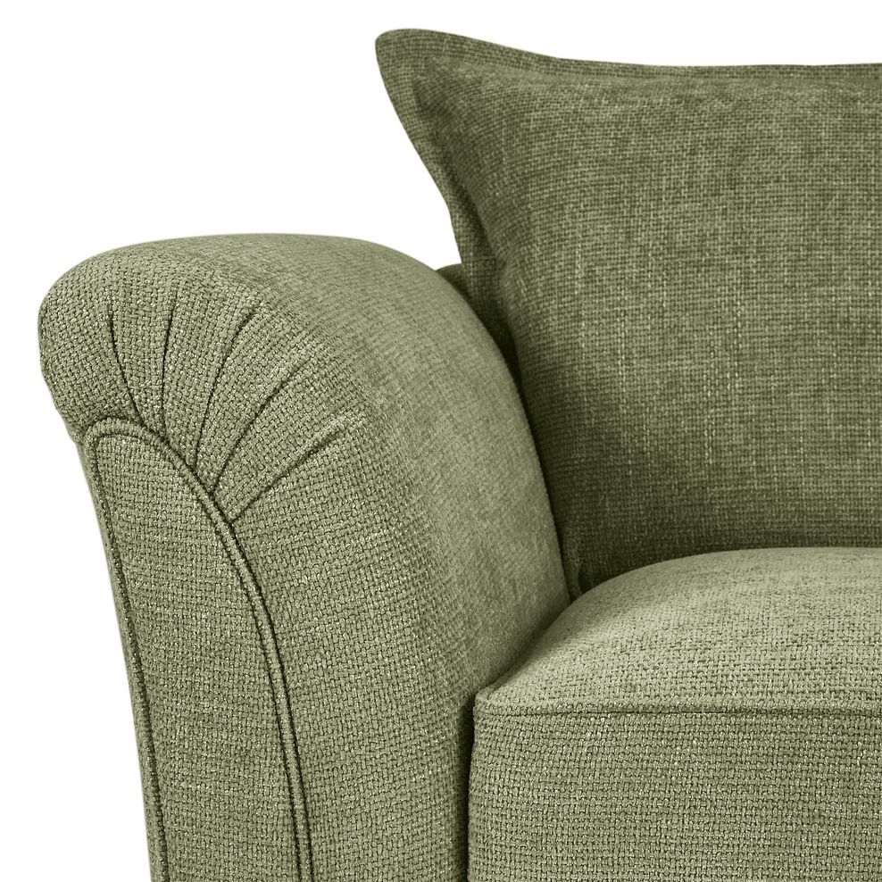 Ashby Armchair in Olive fabric 8