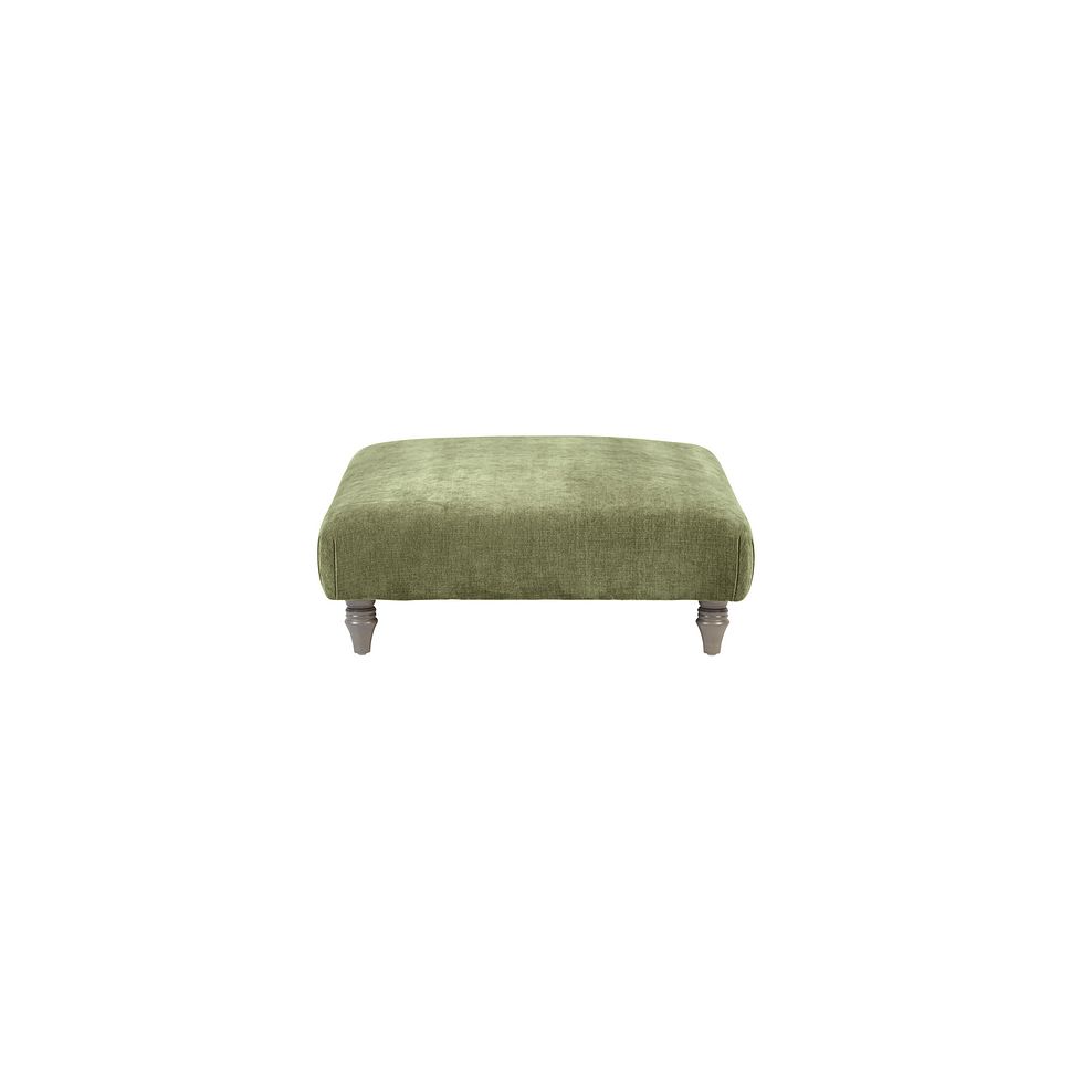 Ashby Footstool in Olive fabric 3