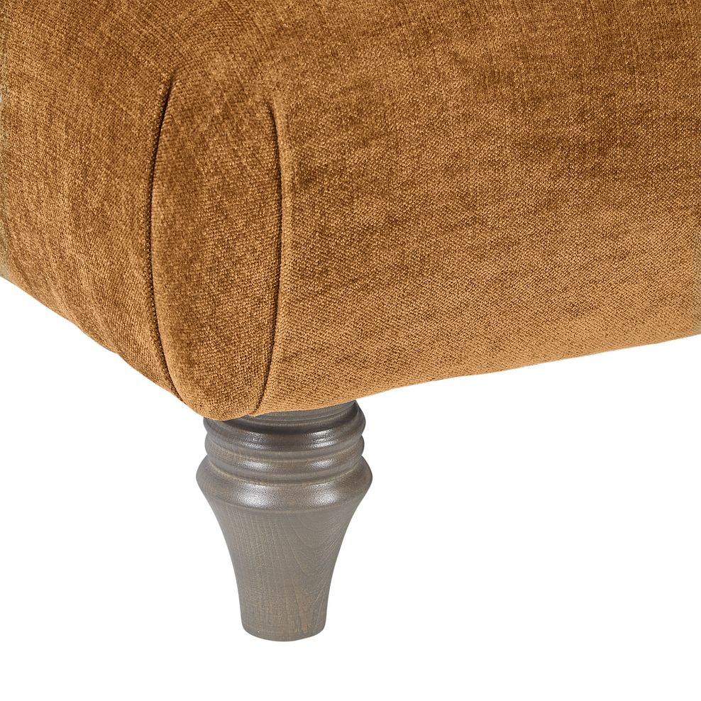 Ashby Footstool in Pecan fabric 6