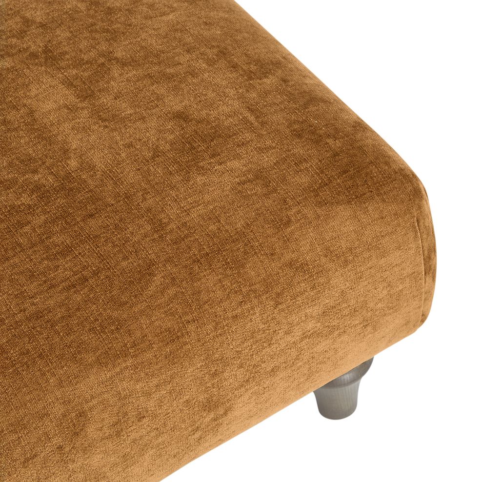 Ashby Footstool in Pecan fabric 7