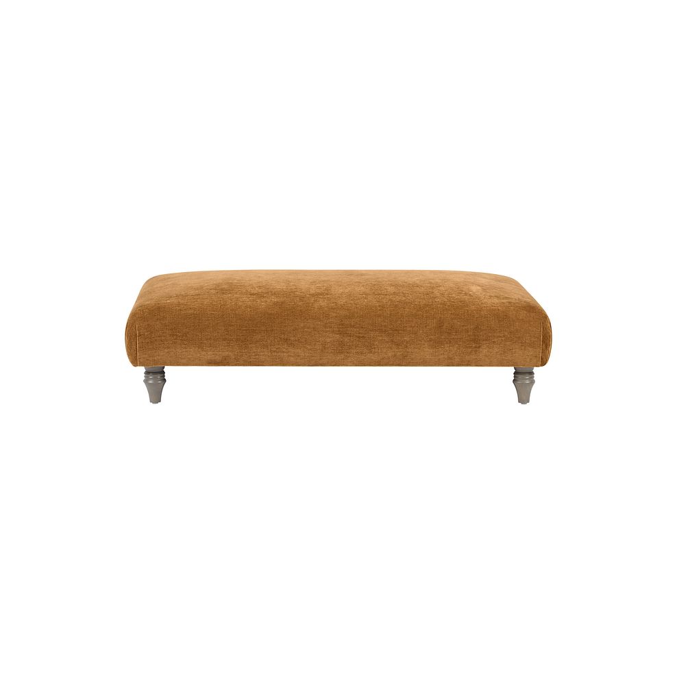 Ashby Footstool in Pecan fabric 4