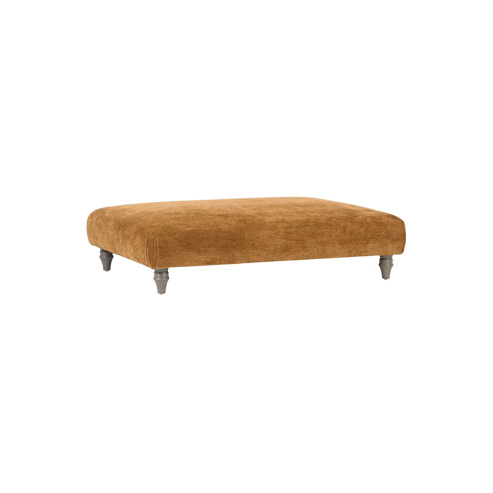 Ashby Footstool in Pecan fabric 3
