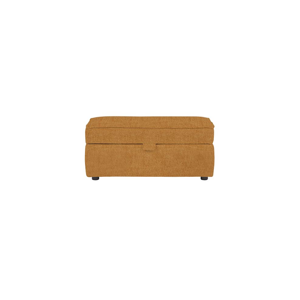 Ashby Storage Footstool in Pecan fabric 2