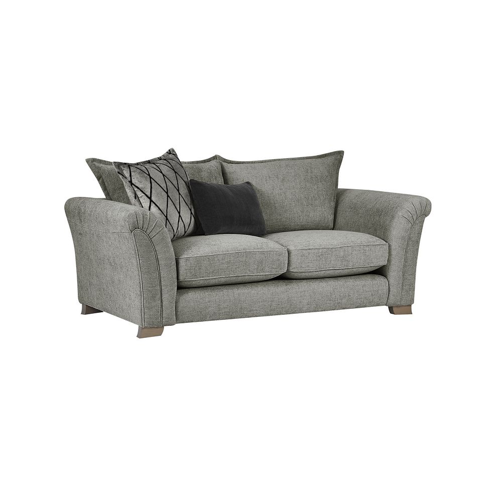 Ashby 3 Seater High Back Sofa in Platinum fabric 1