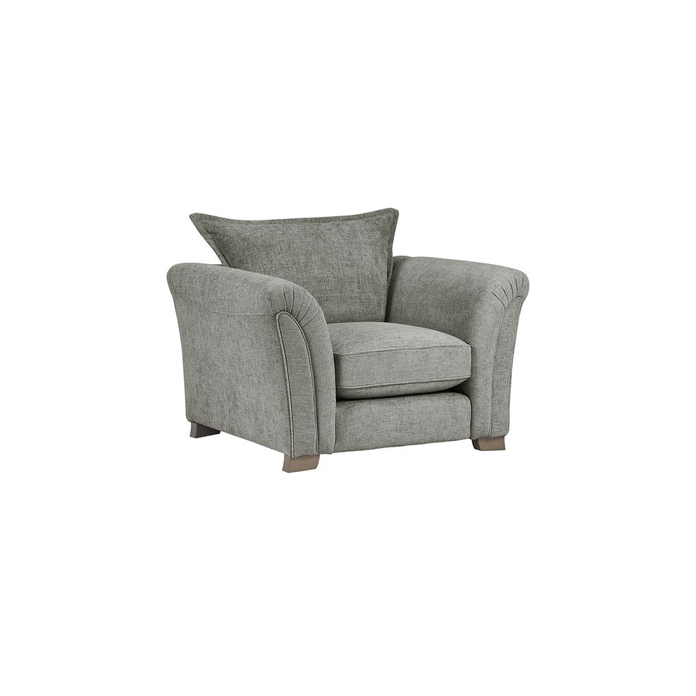 Ashby Armchair in Platinum fabric 1