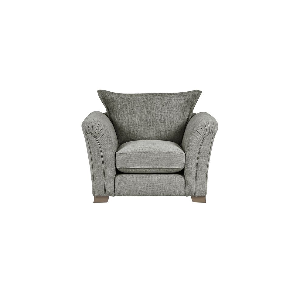Ashby Armchair in Platinum fabric 2
