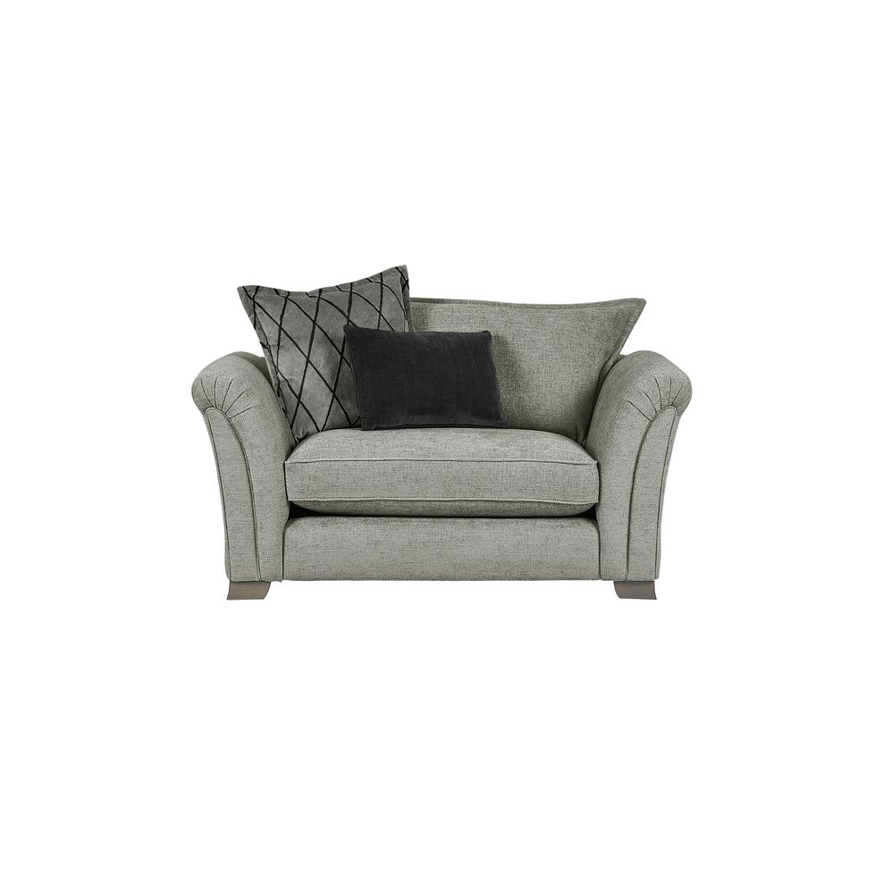 Ashby High Back Loveseat in Platinum fabric 2