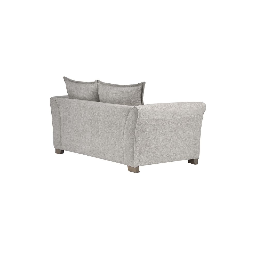 Ashby 2 Seater High Back Sofa in Silver fabric 3