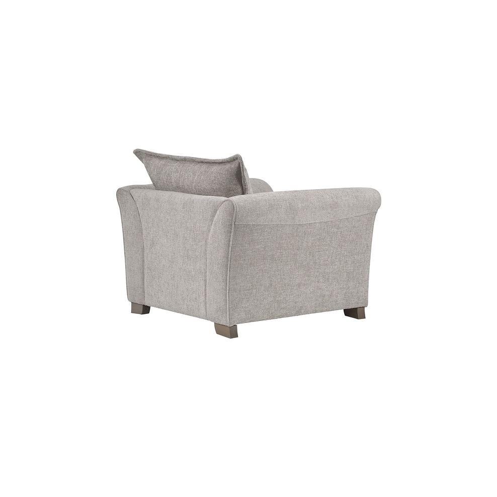 Ashby Armchair in Silver fabric 3