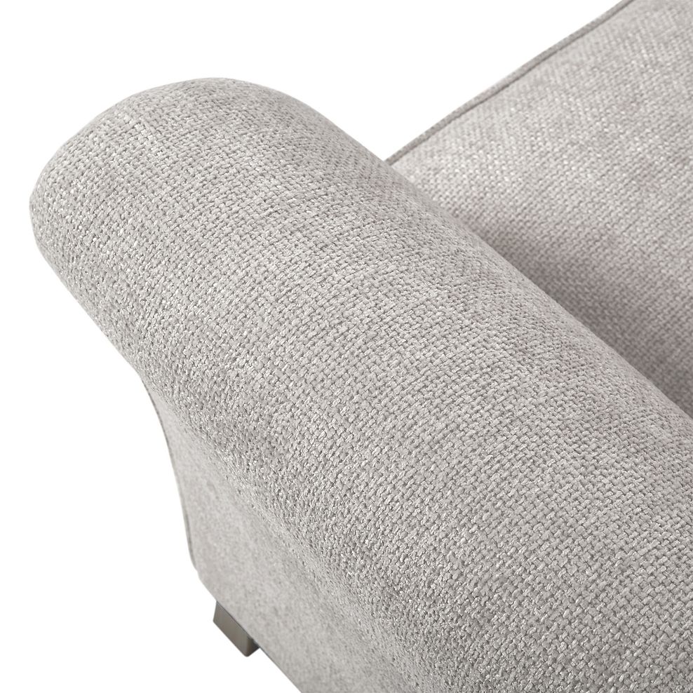 Ashby Armchair in Silver fabric 6