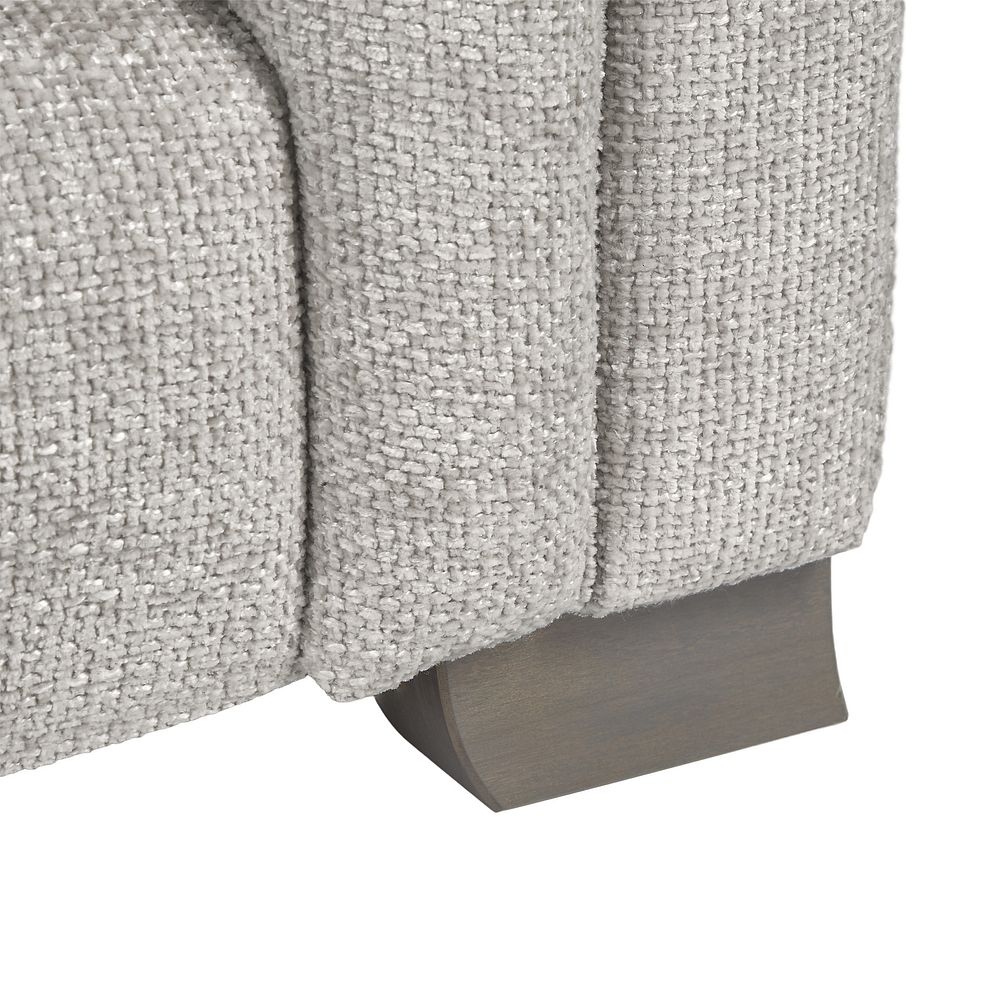 Ashby High Back Loveseat in Silver fabric 5