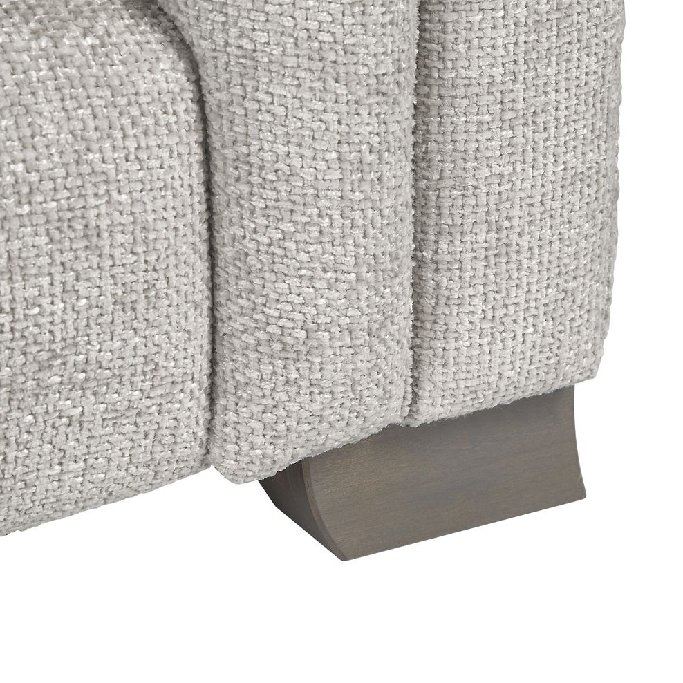 Ashby Pillow Back Loveseat in Silver fabric 5