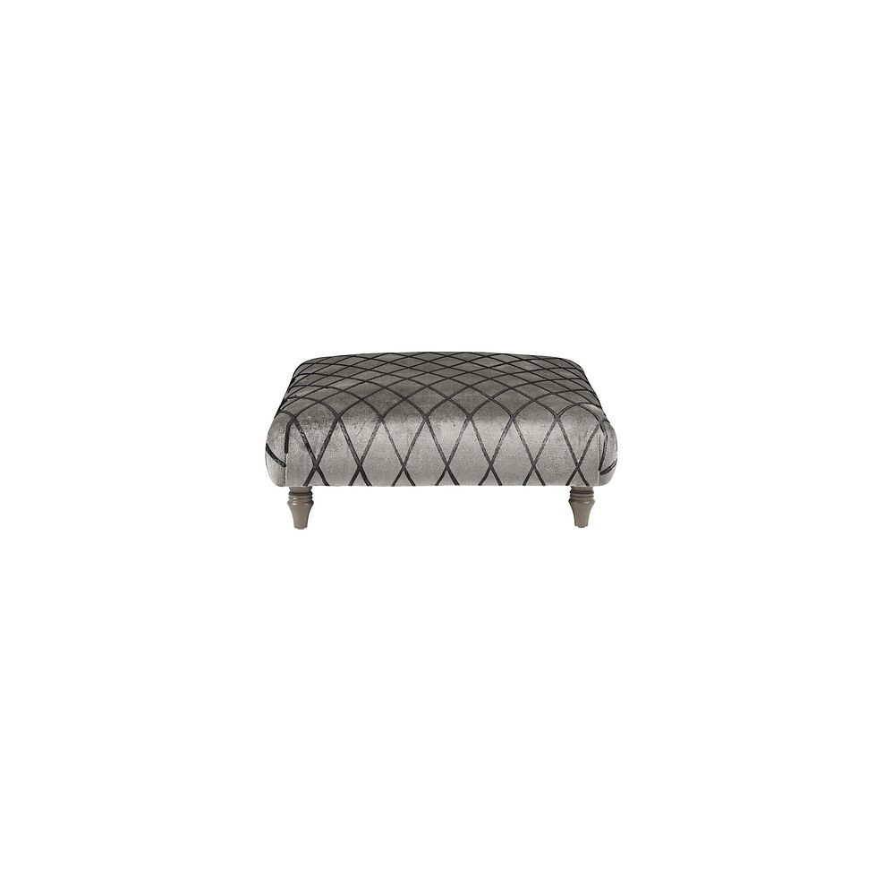 Ashby Footstool in Smoke Fabric 3