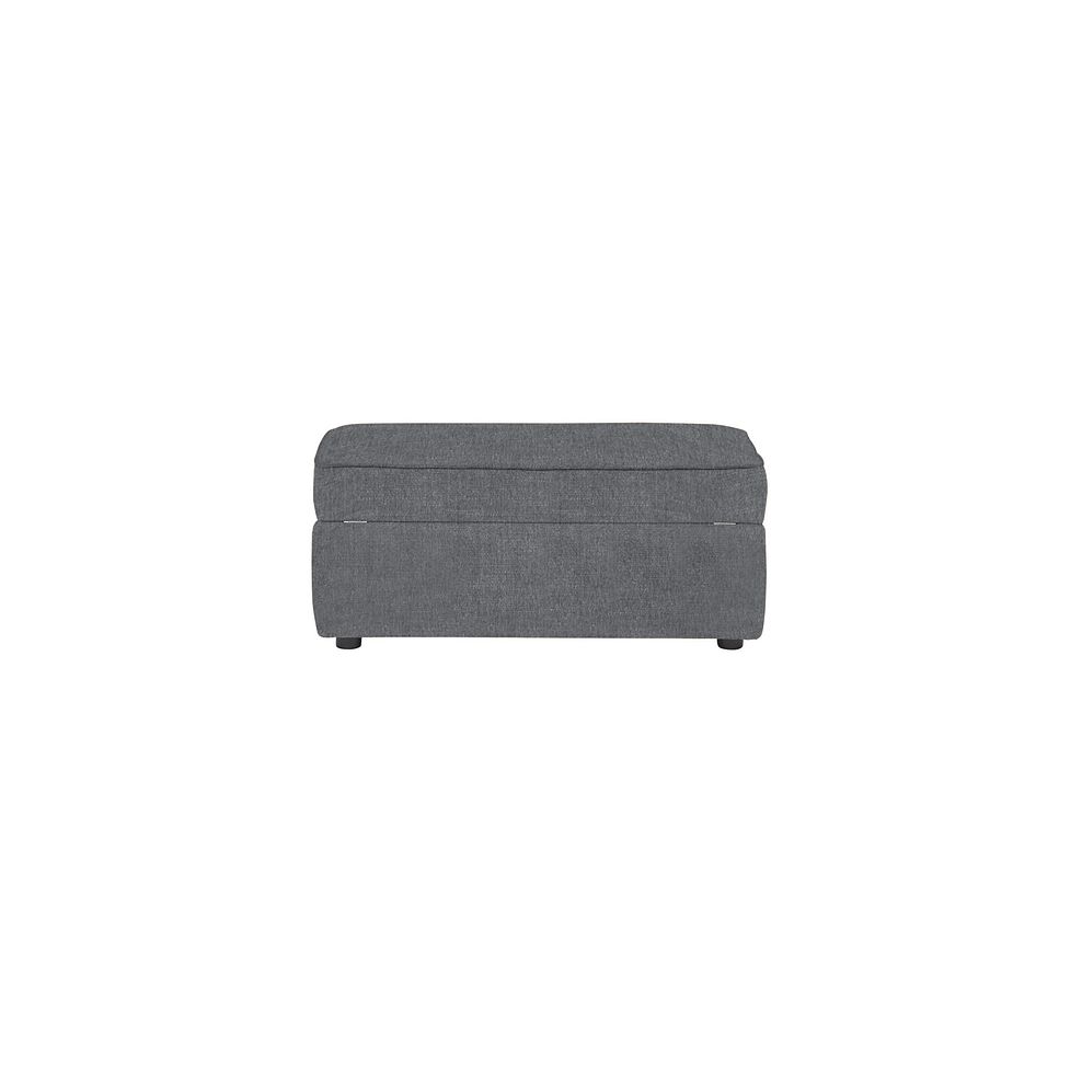 Ashby Storage Footstool in Steel fabric 5