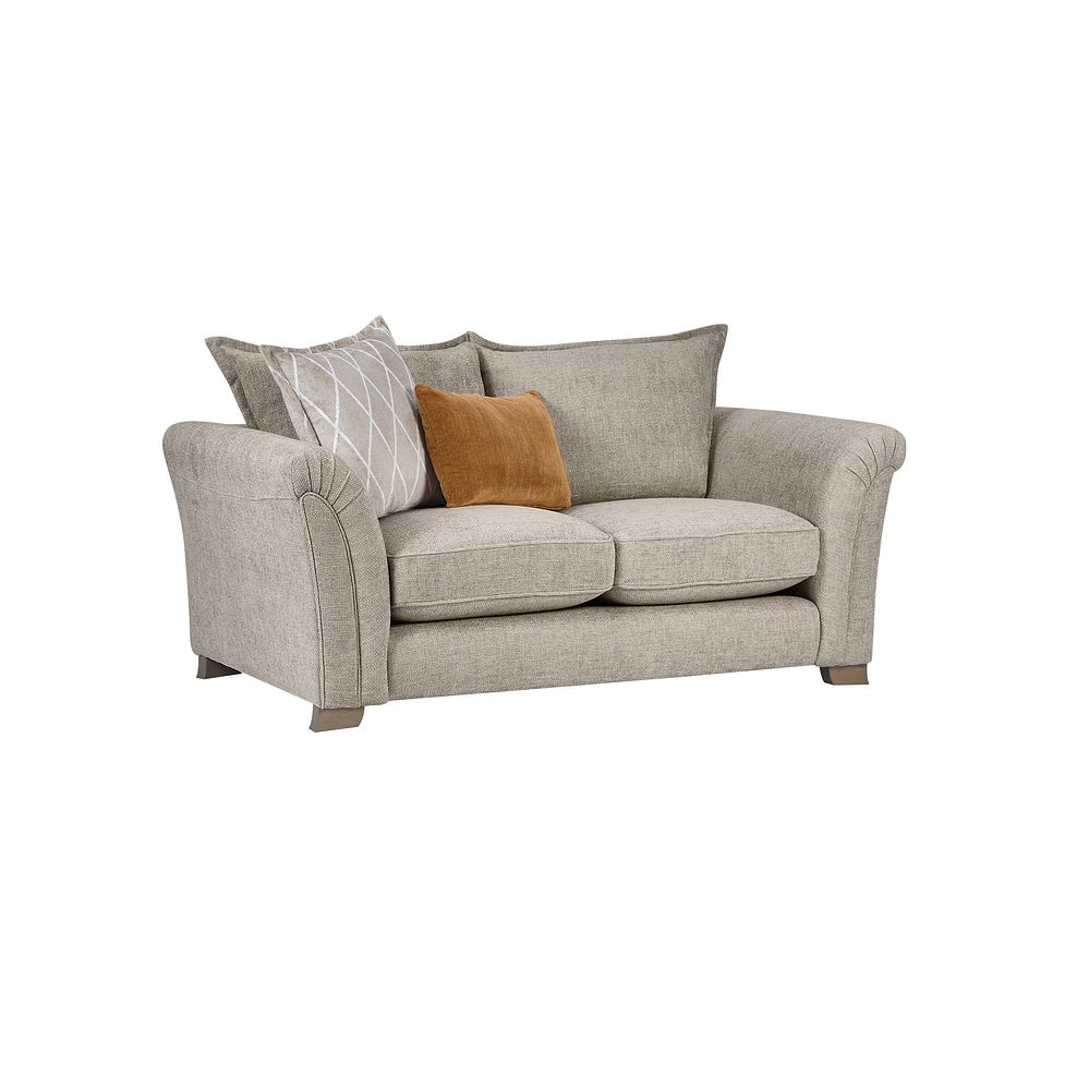 Ashby 2 Seater High Back Sofa in Stone fabric 1