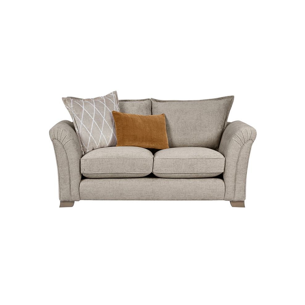 Ashby 2 Seater High Back Sofa in Stone fabric 2