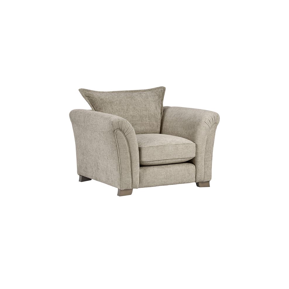Ashby Armchair in Stone fabric 1