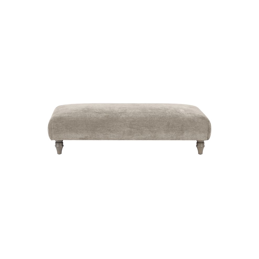 Ashby Footstool in Stone fabric Thumbnail 2