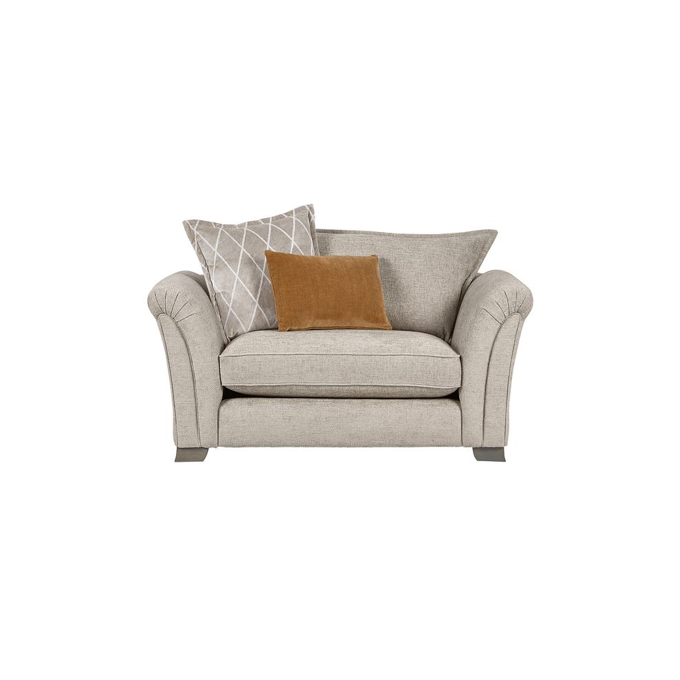 Ashby High Back Loveseat in Stone fabric 2