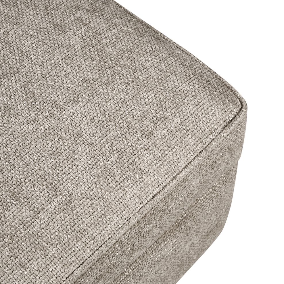 Ashby Storage Footstool in Stone fabric 7