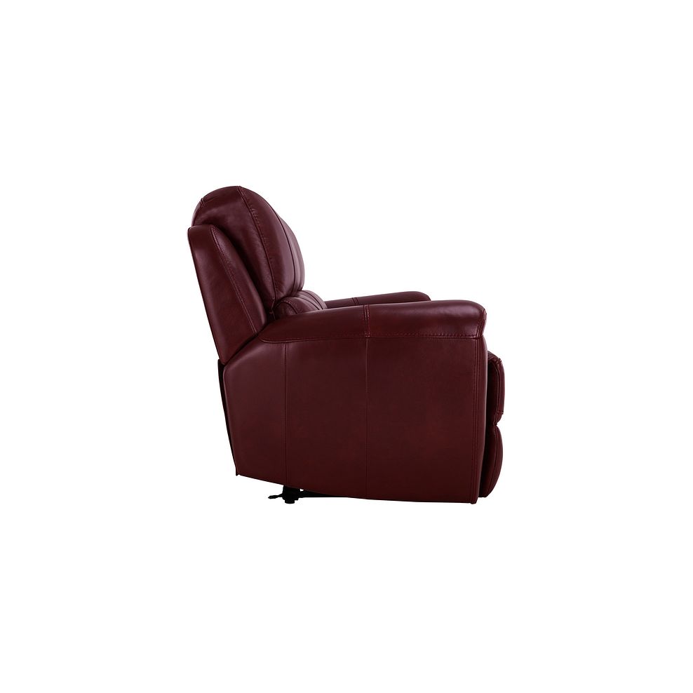 Austin 2 Seater Sofa in Burgundy Leather Thumbnail 4