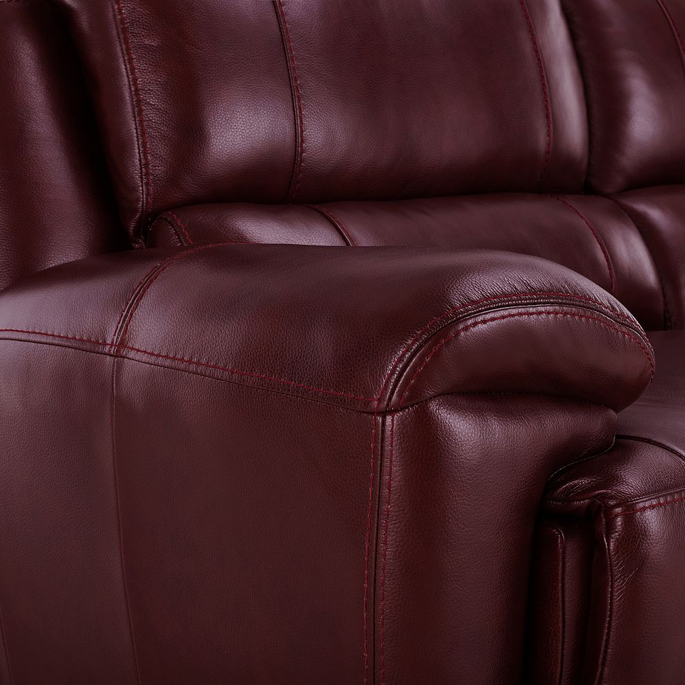 Austin 2 Seater Sofa in Burgundy Leather 7