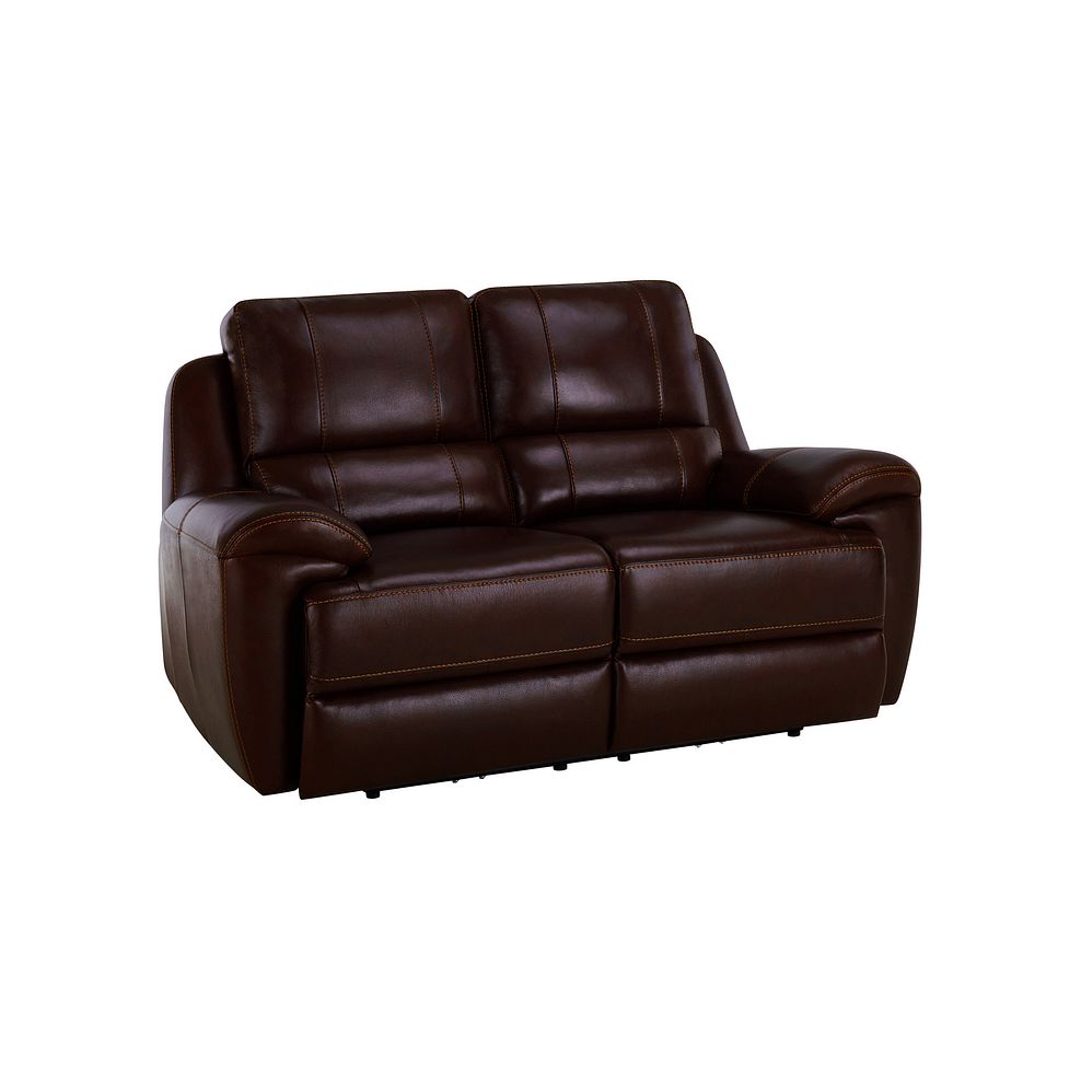 Austin 2 Seater Sofa in Two Tone Brown Leather
