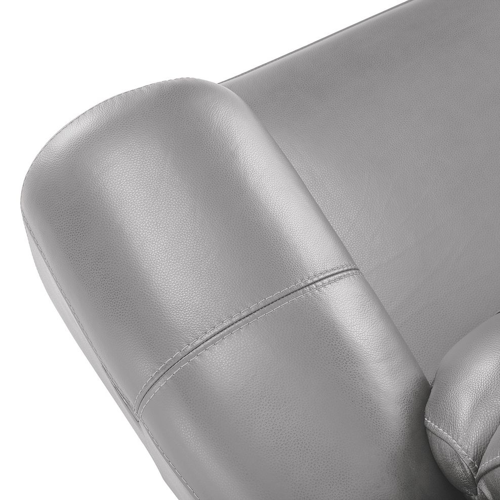 Austin Armchair in Light Grey Leather 6