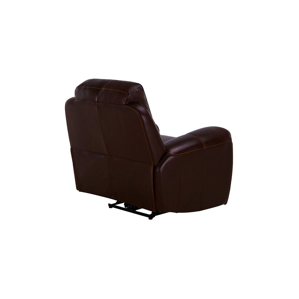 Austin Armchair in Two Tone Brown Leather 5