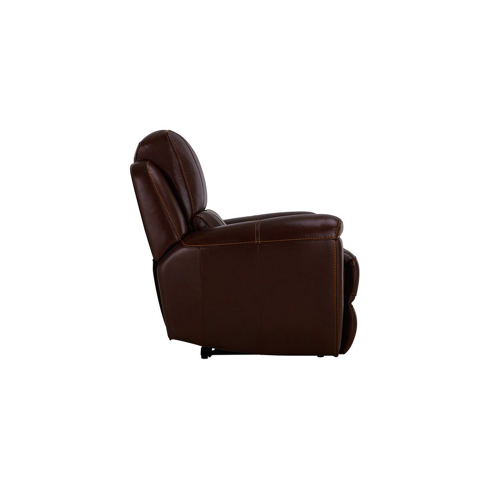 Austin Armchair in Two Tone Brown Leather 6