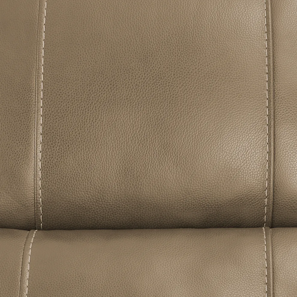 Austin 3 Seater Electric Recliner Sofa with Power Headrest in Beige Leather 11
